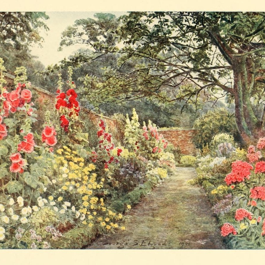 English garden scene